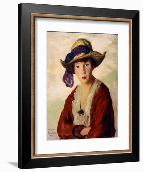 Portrait of Mrs. Robert Henri, 1914-Robert Cozad Henri-Framed Giclee Print