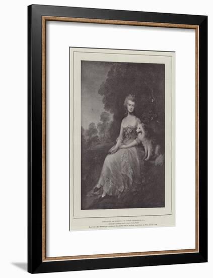 Portrait of Mrs Robinson-Thomas Gainsborough-Framed Giclee Print