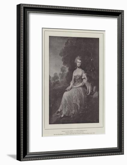 Portrait of Mrs Robinson-Thomas Gainsborough-Framed Giclee Print