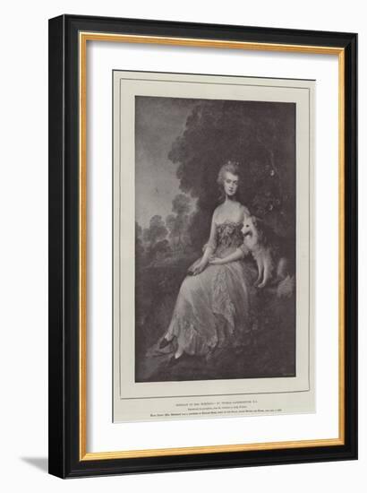 Portrait of Mrs Robinson-Thomas Gainsborough-Framed Giclee Print