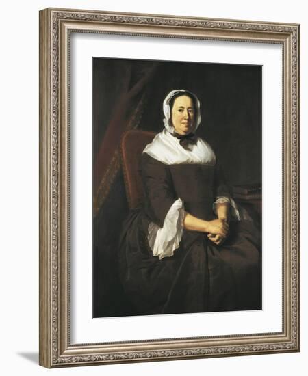 Portrait of Mrs. Samuel Hill-John Singleton Copley-Framed Art Print