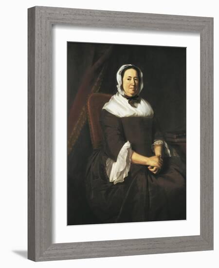 Portrait of Mrs. Samuel Hill-John Singleton Copley-Framed Art Print