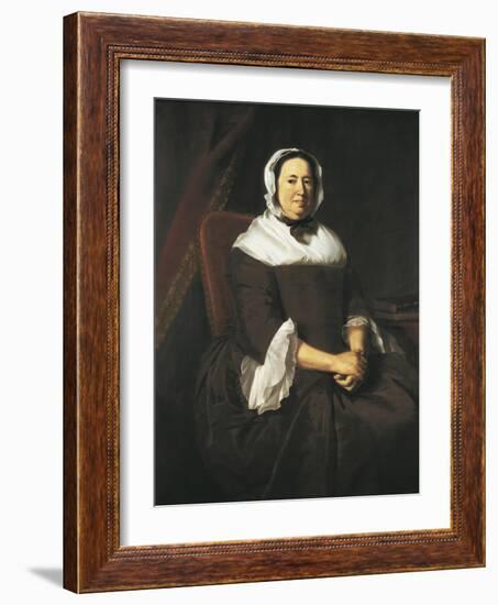 Portrait of Mrs. Samuel Hill-John Singleton Copley-Framed Art Print