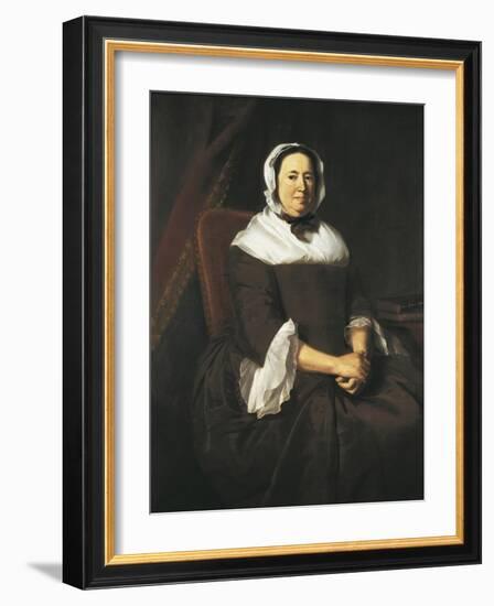 Portrait of Mrs. Samuel Hill-John Singleton Copley-Framed Art Print