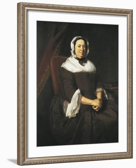 Portrait of Mrs. Samuel Hill-John Singleton Copley-Framed Art Print