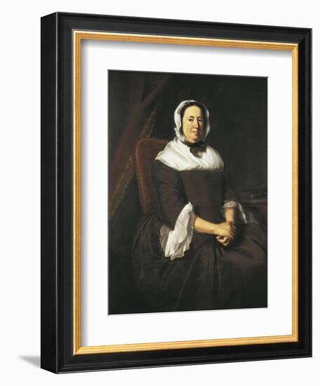 Portrait of Mrs. Samuel Hill-John Singleton Copley-Framed Art Print