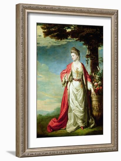 Portrait of Mrs Trecothick, in Turkish Dress-Sir Joshua Reynolds-Framed Giclee Print