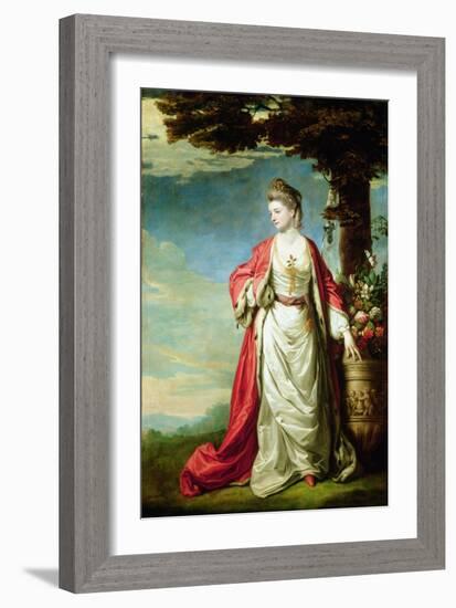 Portrait of Mrs Trecothick, in Turkish Dress-Sir Joshua Reynolds-Framed Giclee Print