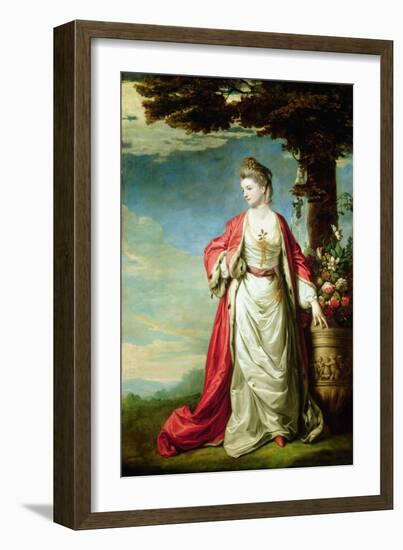 Portrait of Mrs Trecothick, in Turkish Dress-Sir Joshua Reynolds-Framed Giclee Print