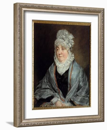 Portrait of Mrs Tuder. Painting by John Constable (1776-1837), 1818. Barnsley, Cannon Hall Museum-John Constable-Framed Giclee Print