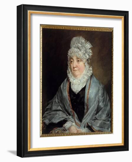 Portrait of Mrs Tuder. Painting by John Constable (1776-1837), 1818. Barnsley, Cannon Hall Museum-John Constable-Framed Giclee Print