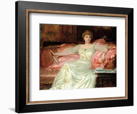 Portrait of Mrs. W. K. D'Arcy, 1902-Frank Dicksee-Framed Giclee Print