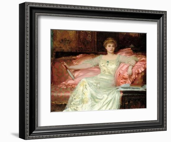 Portrait of Mrs. W. K. D'Arcy, 1902-Frank Dicksee-Framed Giclee Print