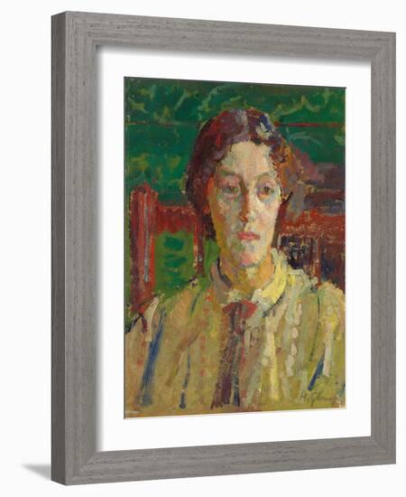 Portrait of Mrs Whelan, C. 1912-3-Harold Gilman-Framed Giclee Print