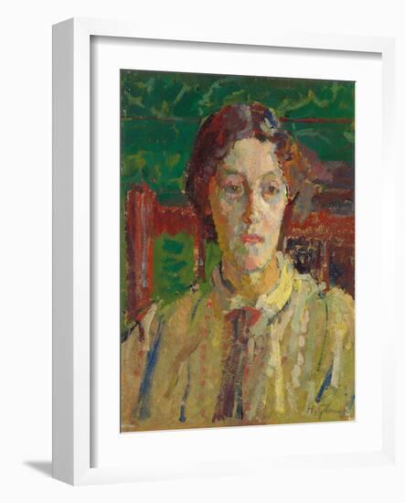 Portrait of Mrs Whelan, C. 1912-3-Harold Gilman-Framed Giclee Print