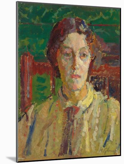 Portrait of Mrs Whelan, C. 1912-3-Harold Gilman-Mounted Giclee Print