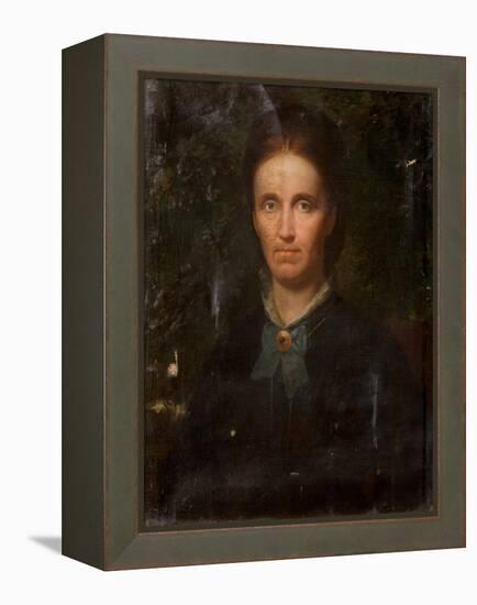 Portrait of Mrs William Glover-Andrew Carrick Gow-Framed Premier Image Canvas