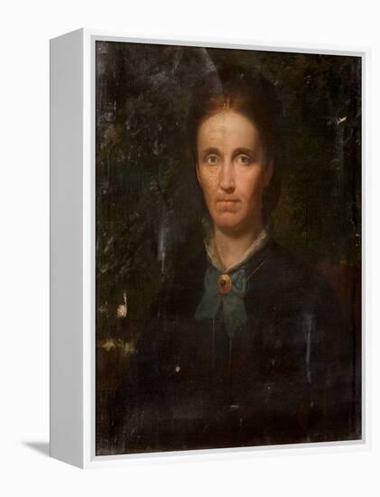 Portrait of Mrs William Glover-Andrew Carrick Gow-Framed Premier Image Canvas