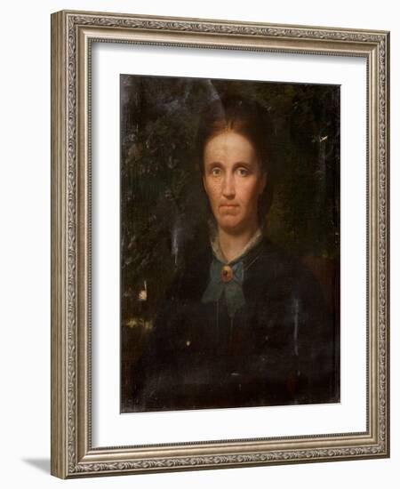 Portrait of Mrs William Glover-Andrew Carrick Gow-Framed Giclee Print