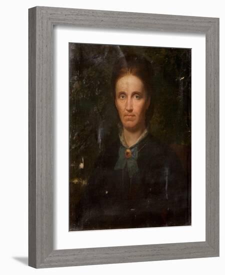 Portrait of Mrs William Glover-Andrew Carrick Gow-Framed Giclee Print