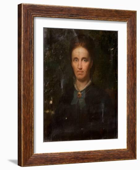 Portrait of Mrs William Glover-Andrew Carrick Gow-Framed Giclee Print