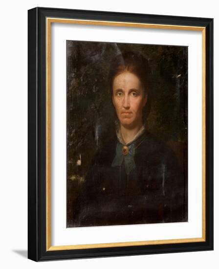 Portrait of Mrs William Glover-Andrew Carrick Gow-Framed Giclee Print