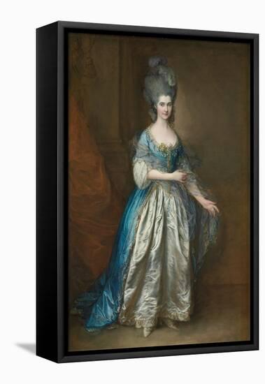 Portrait of Mrs. William Villebois-Thomas Gainsborough-Framed Premier Image Canvas