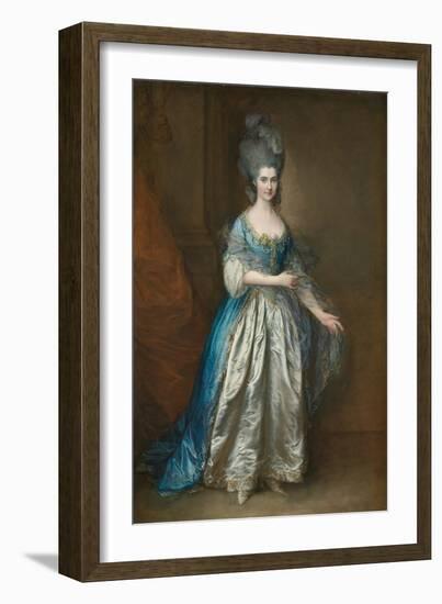 Portrait of Mrs. William Villebois-Thomas Gainsborough-Framed Giclee Print