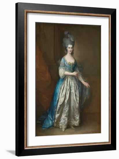 Portrait of Mrs. William Villebois-Thomas Gainsborough-Framed Giclee Print