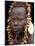 Portrait of Mursi Girl, Omo Valley, Ethiopia-Peter Adams-Mounted Photographic Print