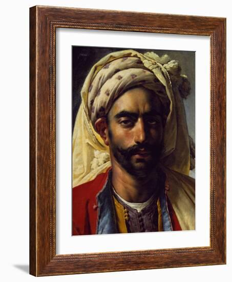 Portrait of Mustapha-Anne-Louis Girodet de Roussy-Trioson-Framed Giclee Print