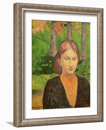 Portrait of My Sister Madeleine, 1888-Emile Bernard-Framed Giclee Print