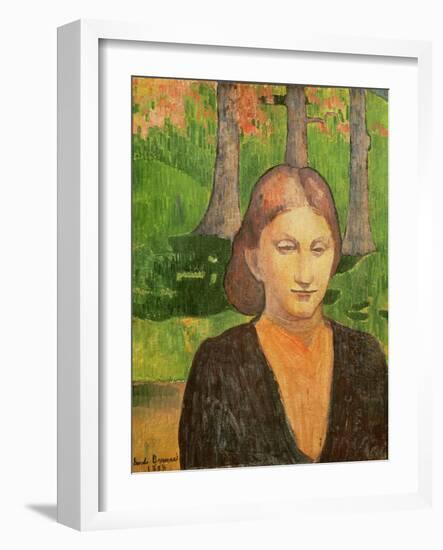 Portrait of My Sister Madeleine, 1888-Emile Bernard-Framed Giclee Print