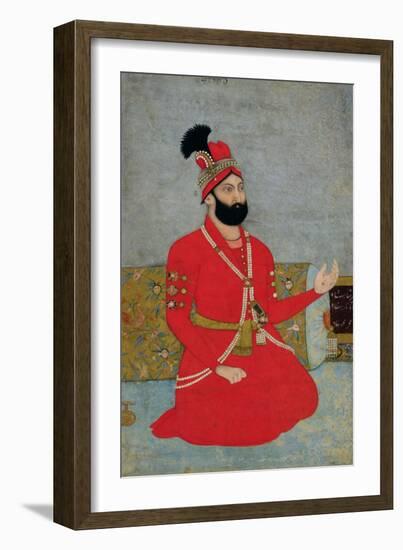 Portrait of Nadir Shah Afshar of Persia, 1700-25-null-Framed Giclee Print