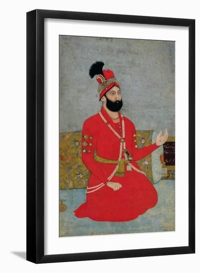 Portrait of Nadir Shah Afshar of Persia, 1700-25-null-Framed Giclee Print