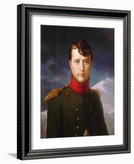 Portrait of Napoleon Bonaparte as First Consul, 1803-François Pascal Simon Gérard-Framed Giclee Print