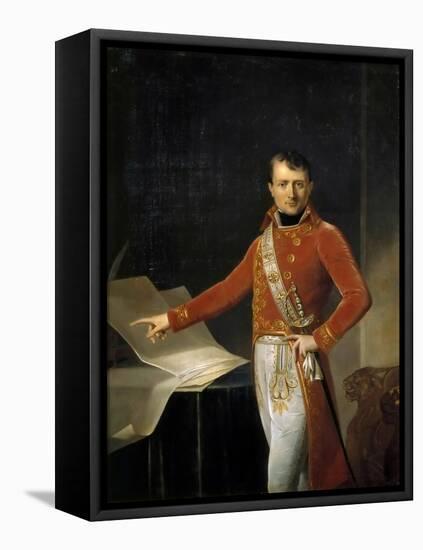 Portrait of Napoleon Bonaparte as First Consul-Anne-Louis Girodet de Roussy-Trioson-Framed Premier Image Canvas