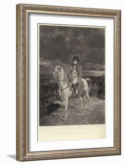 Portrait of Napoleon Bonaparte-Jean-Louis Ernest Meissonier-Framed Giclee Print