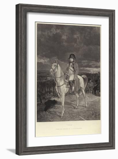 Portrait of Napoleon Bonaparte-Jean-Louis Ernest Meissonier-Framed Giclee Print