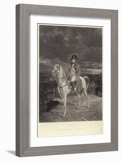 Portrait of Napoleon Bonaparte-Jean-Louis Ernest Meissonier-Framed Giclee Print
