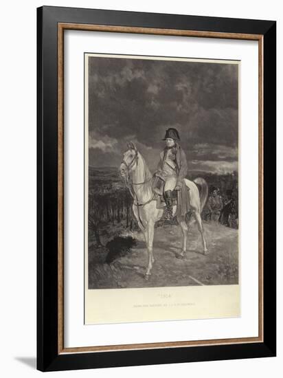 Portrait of Napoleon Bonaparte-Jean-Louis Ernest Meissonier-Framed Giclee Print