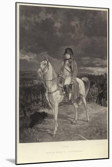 Portrait of Napoleon Bonaparte-Jean-Louis Ernest Meissonier-Mounted Giclee Print