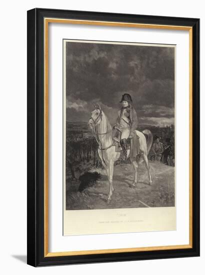 Portrait of Napoleon Bonaparte-Jean-Louis Ernest Meissonier-Framed Giclee Print