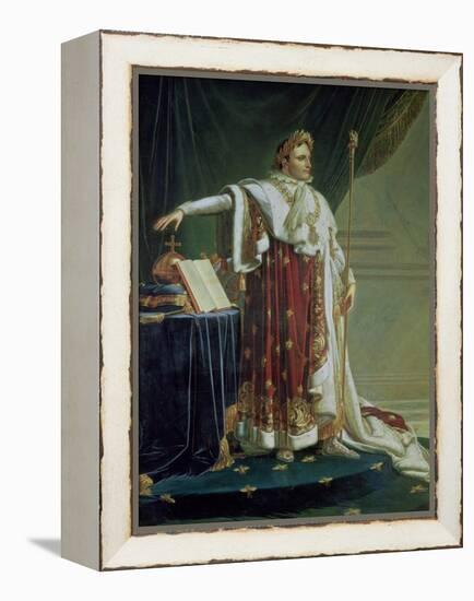 Portrait of Napoleon I in His Coronation Robes, 1804-Anne-Louis Girodet de Roussy-Trioson-Framed Premier Image Canvas