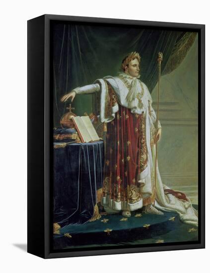 Portrait of Napoleon I in His Coronation Robes, 1804-Anne-Louis Girodet de Roussy-Trioson-Framed Premier Image Canvas
