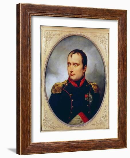 Portrait of Napoleon I-Antoine Charles Horace Vernet-Framed Giclee Print