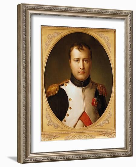 Portrait of Napoleon in Uniform-Francois Gerard-Framed Giclee Print