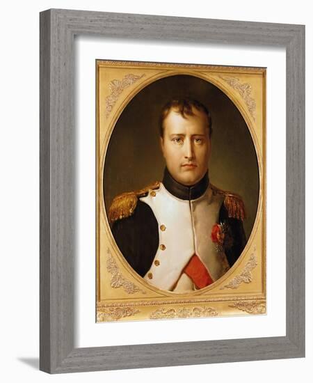 Portrait of Napoleon in Uniform-Francois Gerard-Framed Giclee Print