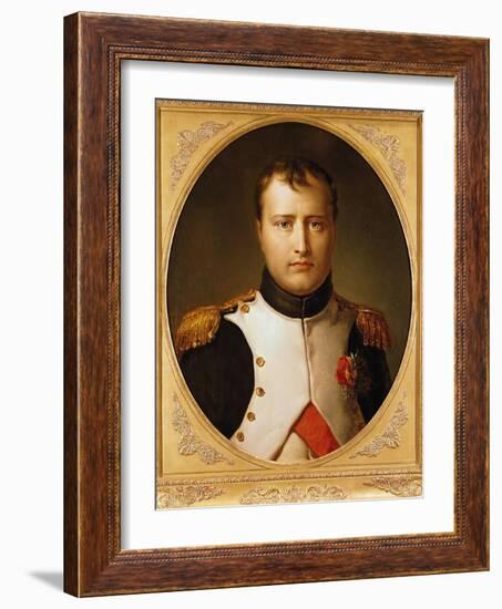 Portrait of Napoleon in Uniform-Francois Gerard-Framed Giclee Print