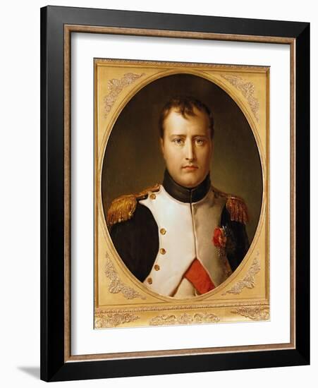 Portrait of Napoleon in Uniform-Francois Gerard-Framed Giclee Print